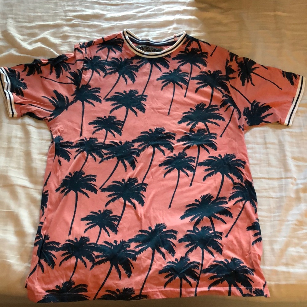 XL palm trees t-shirt mens